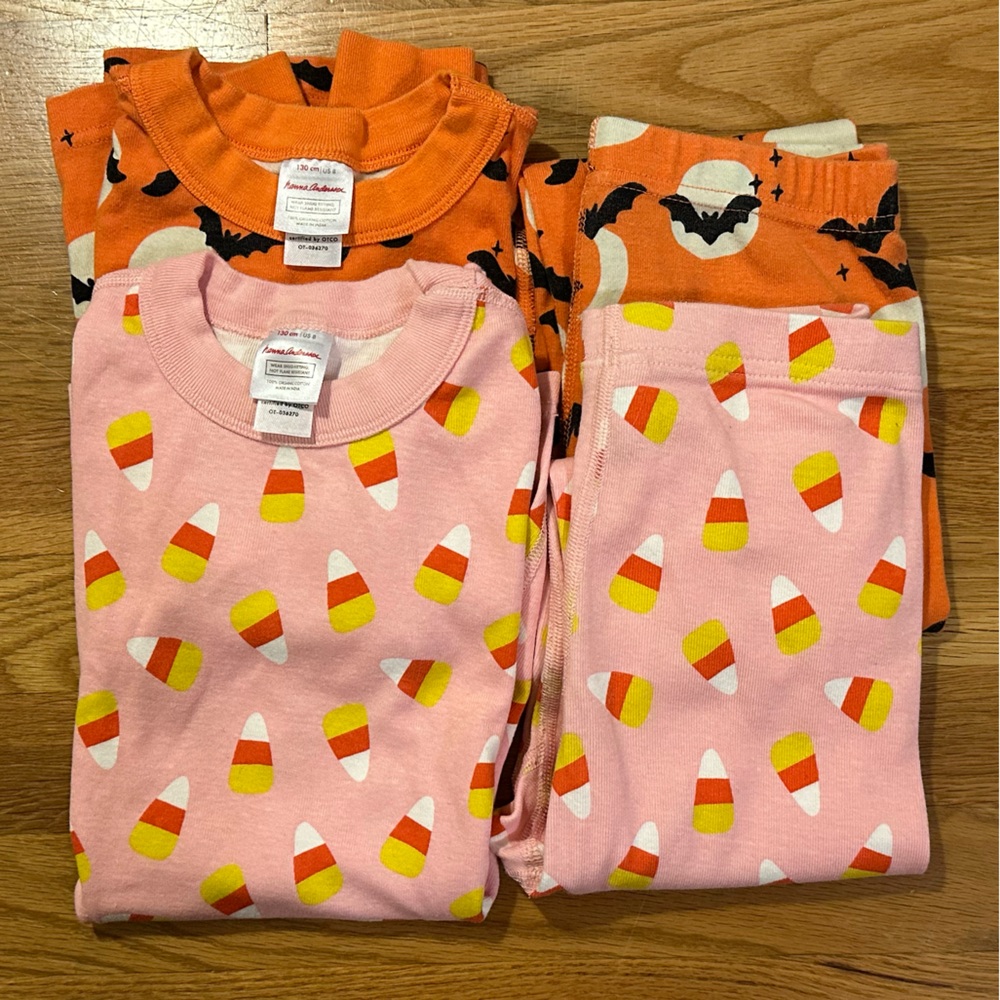 2 Pairs *Hanna Andersson* Halloween Pajama Sets